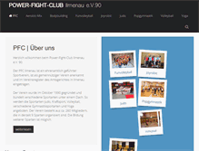 Tablet Screenshot of power-fight-club-ilmenau.de